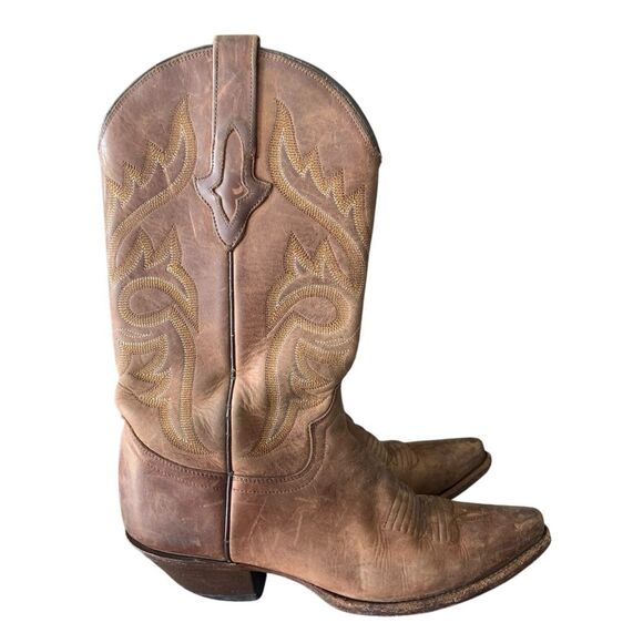Lucchese N1132.R4 Bottes en autruche fabriquées à la main